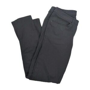 Lululemon ABC Pants Mens 31 X 30 Black Classic-Fit 5 Pocket Warpstreme Casual